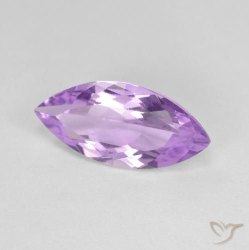 2.71ct Натуральный Розовато-фиолетовый Аметист, Маркиза, Чистота VVS