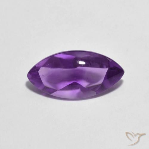 1.95ct Натуральный Medium Light Purplish-Violet Аметист, Маркиза, Прозрачный