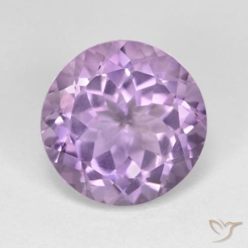 7.22ct Натуральный Средний фиолетовый Аметист, Круглый, VVS-VS