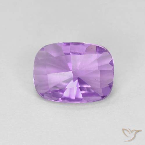 1.10ct Натуральный Розовато-фиолетовый Аметист, Подушка, Чистота VVS