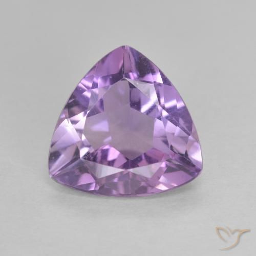 2.63ct Натуральный Баклажан Фиолетовый Аметист, Триллион, Чистота VVS