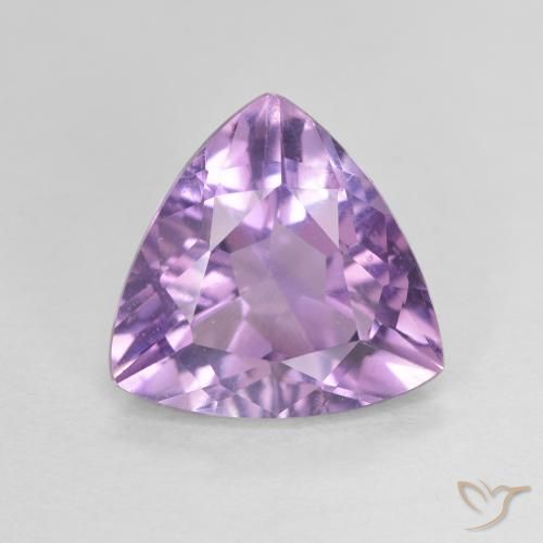 2.66ct Натуральный Средний розовый фиолетовый Аметист, Триллион, VVS-VS