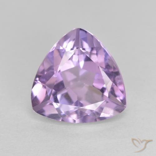 2.88ct Натуральный Средний фиолетовый розовый Аметист, Триллион, VVS-VS