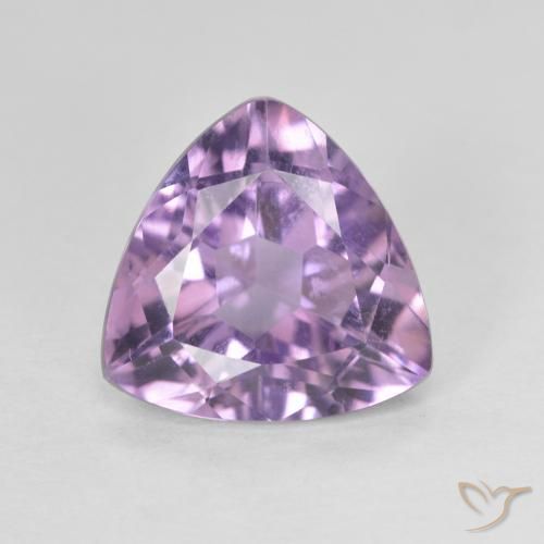 2.80ct Натуральный Средний фиолетовый Аметист, Триллион, VVS-VS