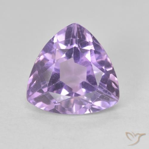 3.11ct Натуральный Средний фиолетовый розовый Аметист, Триллион, VVS-VS