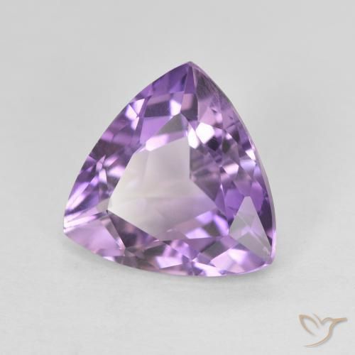 2.58 карата, натуральный Medium Light Purplish-Violet Аметист, Триллион, VVS-VS