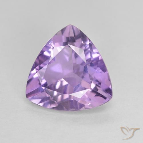 2.61ct Натуральный Ирис Вайолет Аметист, Триллион, VVS-VS