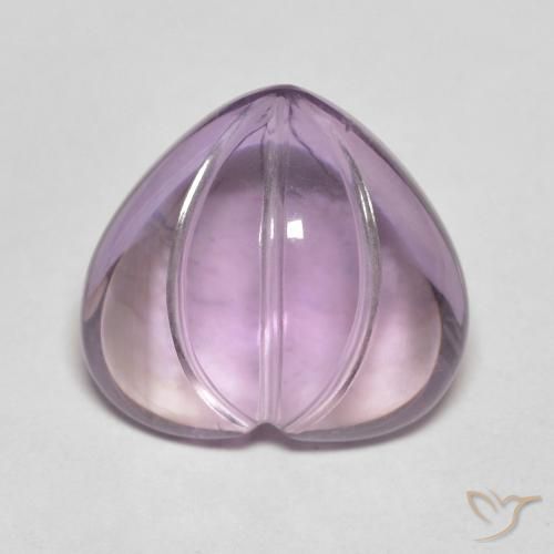 6.07ct Натуральный Маджента Аметист, Сердце, Прозрачный