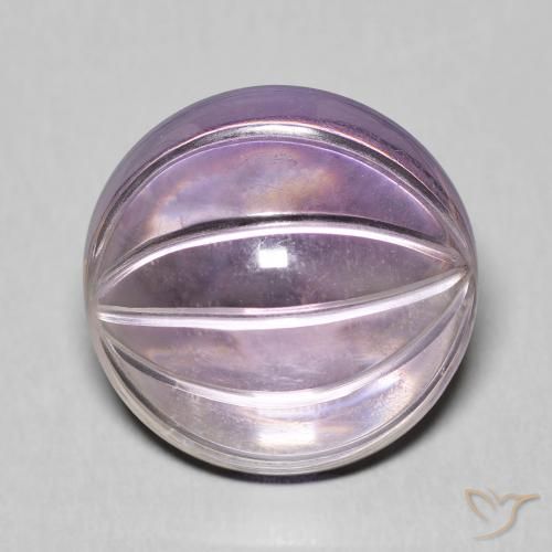 10.21ct Натуральный Светло-средний фиолетовый Аметист, Овал, Прозрачный