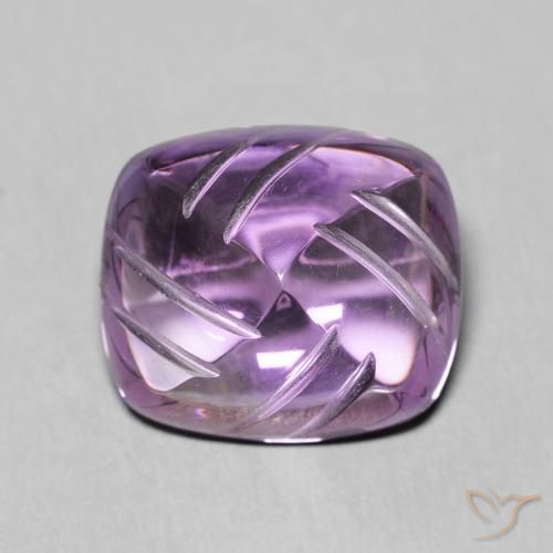 6.81ct Натуральный Medium Light Purplish-Violet Аметист, причудливая, Прозрачный