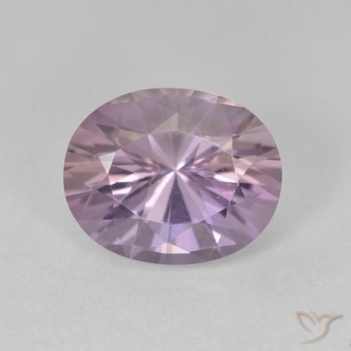3.53ct Натуральный Светло-фиолетовый Аметист, Овал, Чистота VVS