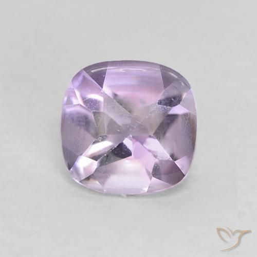 0.56ct Натуральный Розовато-фиолетовый Аметист, Подушка, Прозрачный