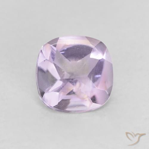 0.52ct Натуральный Светло-фиолетовый Аметист, Подушка, Прозрачный