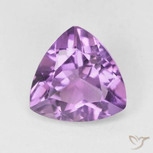 2.80ct Натуральный Средний фиолетовый Аметист, Триллион, VVS-VS