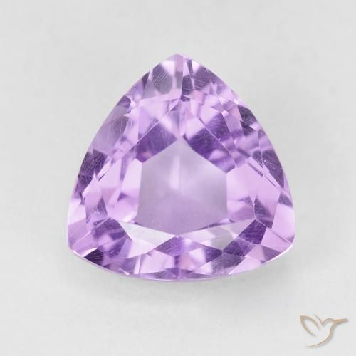 3.26ct Натуральный Розовато-Ирис Фиолетовый Аметист, Триллион, VVS-VS