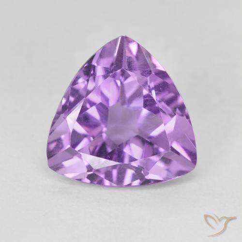 2.89ct Натуральный Средний пурпурно-фиолетовый Аметист, Триллион, VVS-VS