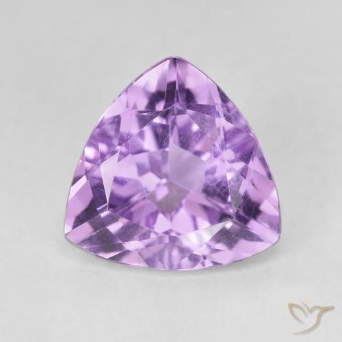 2.85ct Натуральный Средний пурпурно-фиолетовый Аметист, Триллион, VVS-VS