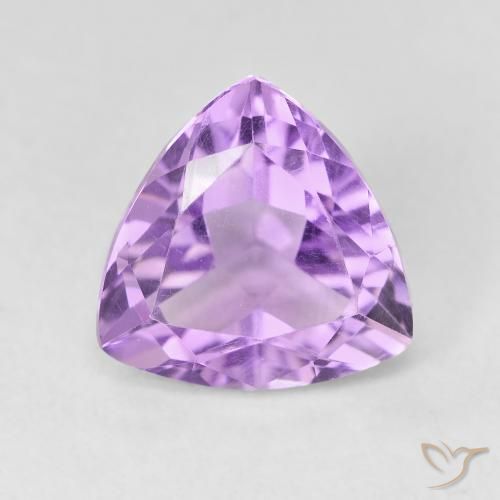 3.12ct Натуральный Ирис Вайолет Аметист, Триллион, VVS-VS