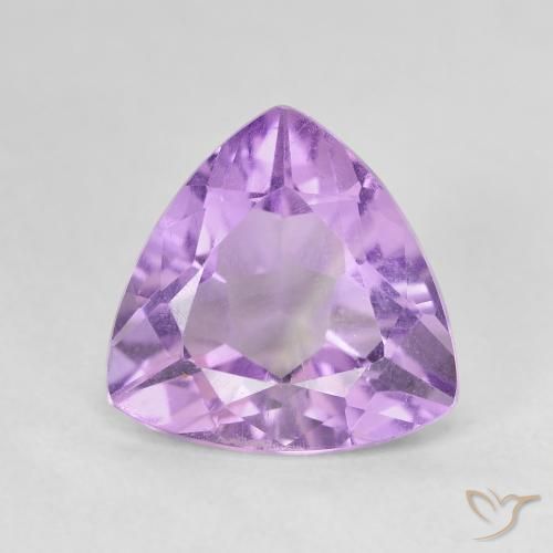 2.82ct Натуральный Ирис Вайолет Аметист, Триллион, VVS-VS