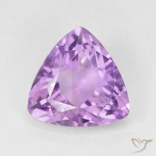 2.77ct Натуральный Medium Light Purplish-Violet Аметист, Триллион, VVS-VS
