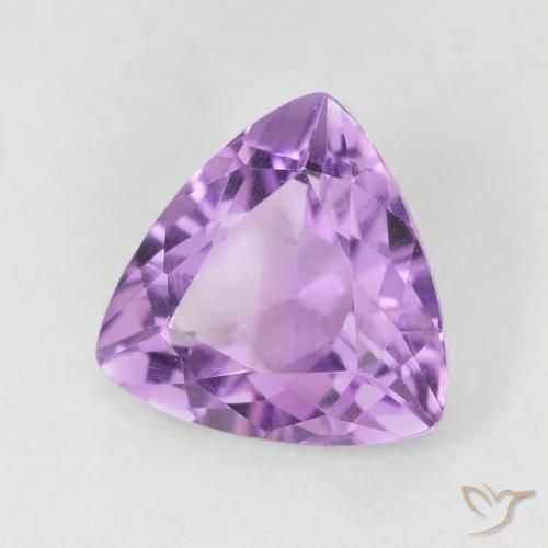 2.77 карата, натуральный Medium Light Purplish-Violet Аметист, Триллион, VVS-VS
