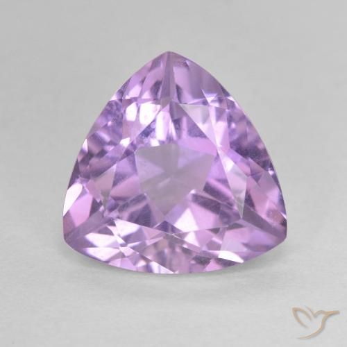 2.93ct Натуральный Розовато-фиолетовый Аметист, Триллион, Чистота VS
