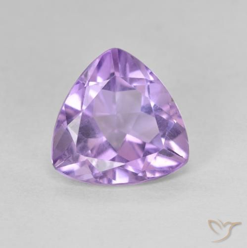 2.86ct Натуральный Средний фиолетовый Аметист, Триллион, Чистота VS