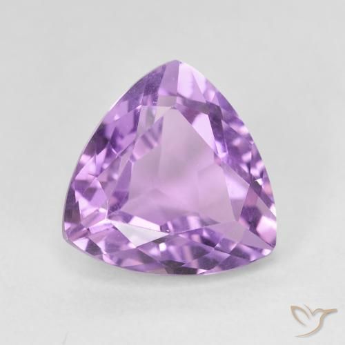2.93ct Натуральный Пурпурно-фиолетовый Аметист, Триллион, VVS-VS