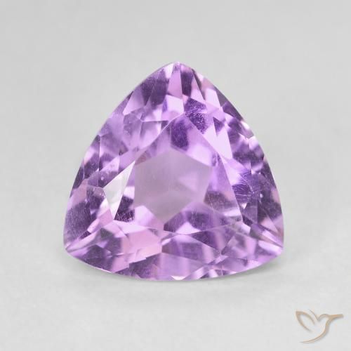 2.93ct Натуральный Средний пурпурно-фиолетовый Аметист, Триллион, VVS-VS