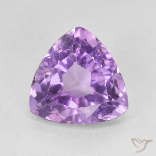 2.93ct Натуральный Ирис Вайолет Аметист, Триллион, VVS-VS