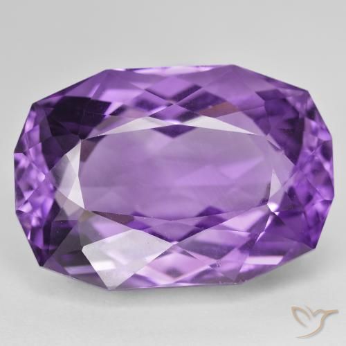 36.31ct Натуральный Средний фиолетовый Аметист, Подушка, VVS-VS