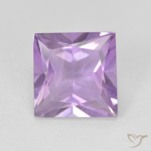 2.32ct Натуральный Средний розовый фиолетовый Аметист, Квадрат, Чистота VS