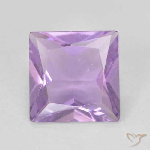 1.20ct Натуральный Ирис Вайолет Аметист, Квадрат, Чистота VS