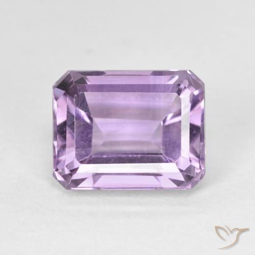 2.64ct Натуральный Средний фиолетовый Аметист, Изумрудная огранка, VVS-VS