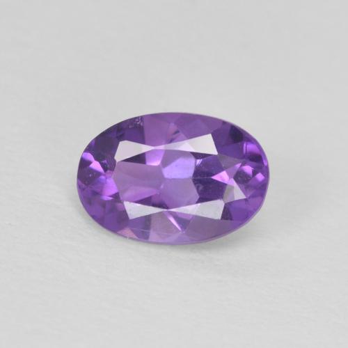 0.43ct Натуральный Medium Light-Violet Аметист, Овал, Чистота VS
