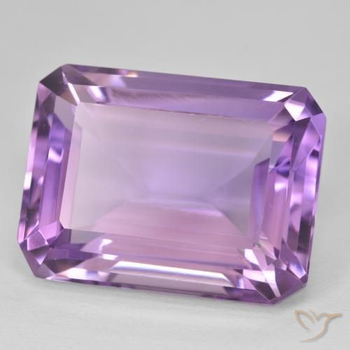 23.96 карата, натуральный Medium Light Purplish-Violet Аметист, Октагон / Изумрудная Огранка, Чистота VVS