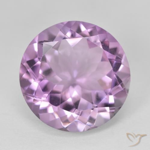 13.19ct Натуральный Средний фиолетовый Аметист, Круглый, Чистота VVS