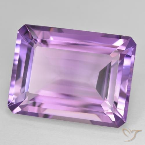 21.40 карата, натуральный Medium Light Purplish-Violet Аметист, Октагон / Изумрудная Огранка, Чистота VVS