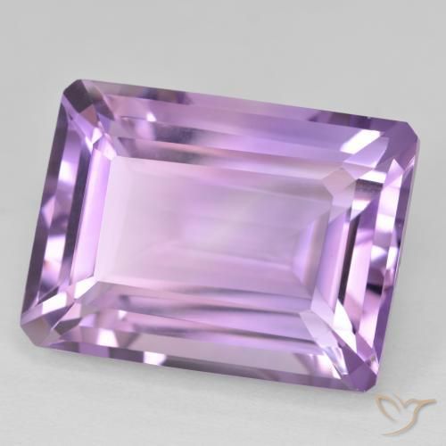 22.77 карата, натуральный Medium Light Purplish-Violet Аметист, Октагон / Изумрудная Огранка, Чистота VVS