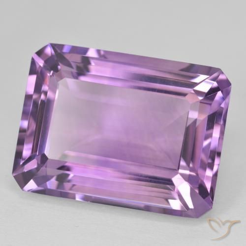 22.46 карата, натуральный Medium Light Purplish-Violet Аметист, Октагон / Изумрудная Огранка, Чистота VVS