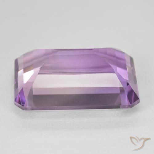 20.24 карата, натуральный Medium Light Purplish-Violet Аметист, Октагон / Изумрудная Огранка, Чистота VVS