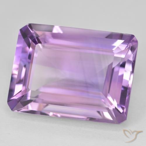 22.05 карата, натуральный Medium Light Purplish-Violet Аметист, Октагон / Изумрудная Огранка, Чистота VVS