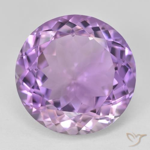 26.80ct Натуральный Средний розовый фиолетовый Аметист, Круглый, Чистота VVS