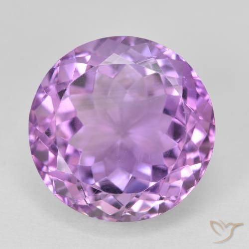 13.33ct Натуральный Пурпурно-фиолетовый Аметист, Круглый, Чистота VVS