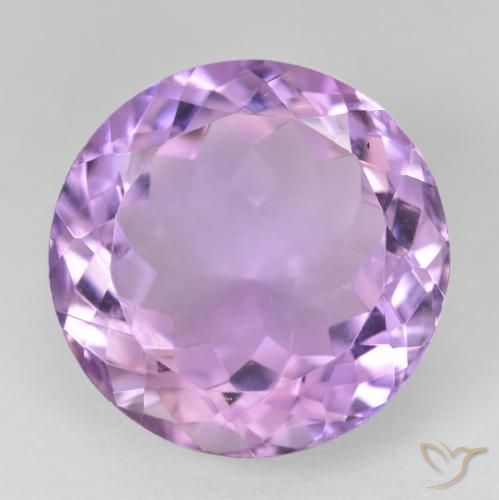 14.47ct Натуральный Средний розовый фиолетовый Аметист, Круглый, VVS-VS