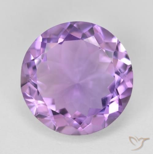 10.49ct Натуральный Интенсивный фиолетовый Аметист, Круглый, VVS-VS