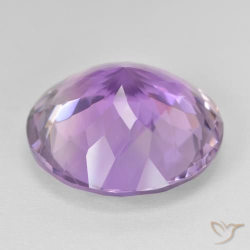 23.46 карата, натуральный Medium Light Purplish-Violet Аметист, Круглый, Чистота VVS
