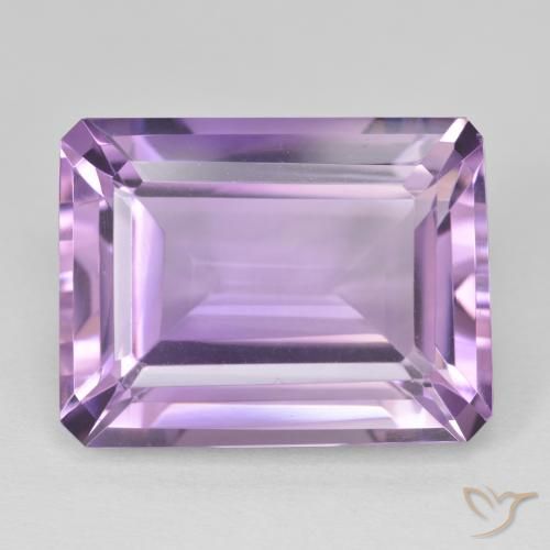 21.61ct Натуральный Ирис Вайолет Аметист, Изумрудная огранка, Чистота VVS