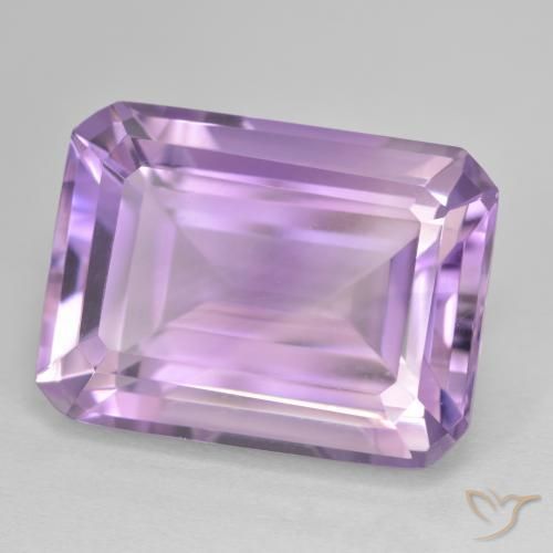 24.01 карата, натуральный Medium Light Purplish-Violet Аметист, Октагон / Изумрудная Огранка, Чистота VVS