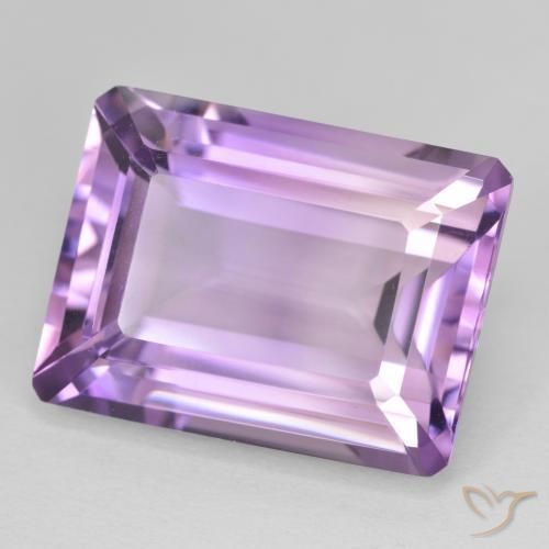 22.54 карата, натуральный Medium Light Purplish-Violet Аметист, Октагон / Изумрудная Огранка, Чистота VVS